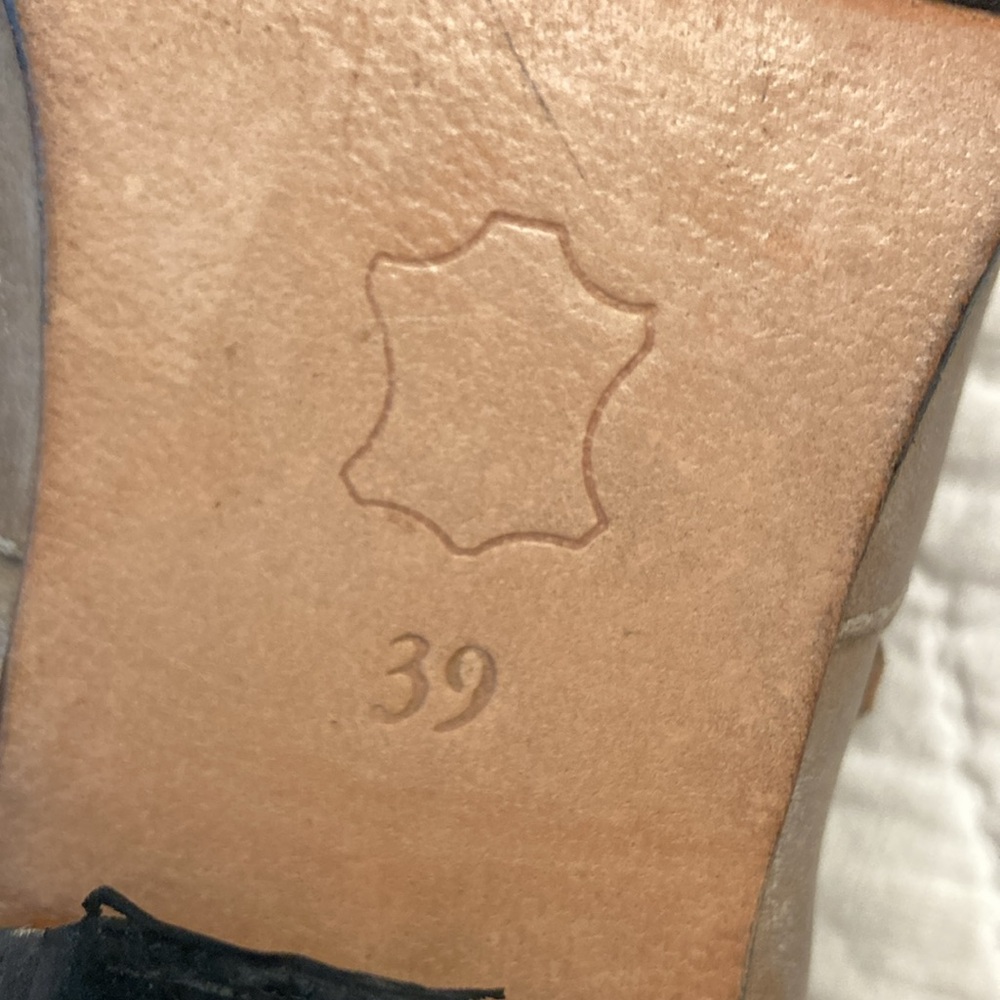 FREE PEOPLE Monument Western Leather Bootie in Distressed Gray. Size 39 EUC - Picture 15 of 15